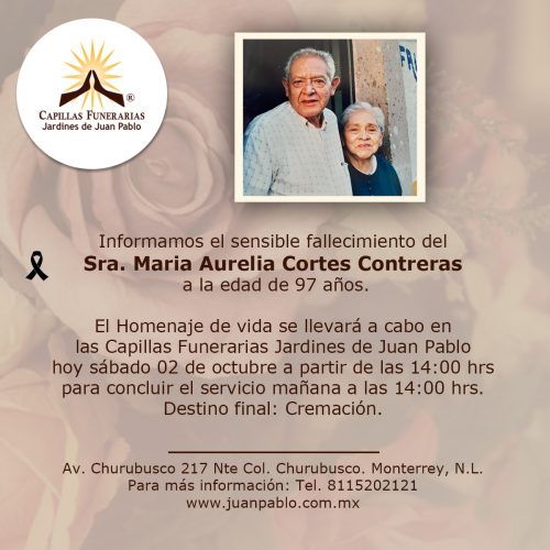 Sra. Maria Aurelia Cortes Contreras