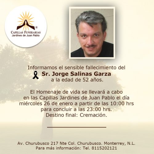 Sr. Jorge Salinas Garza.