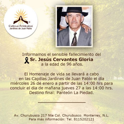 Sr. Jesús Cervantes Gloria