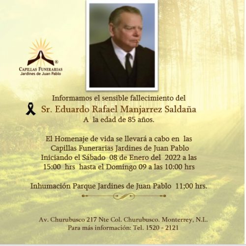 Sr. Eduardo Rafael Manjarrez Saldaña