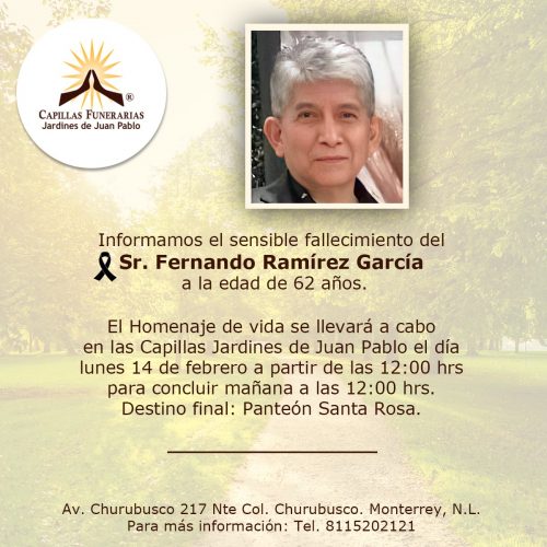 Sr. Fernando Ramírez García