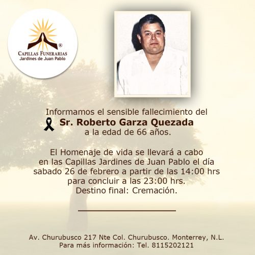 Sr. Roberto Garza Quezada