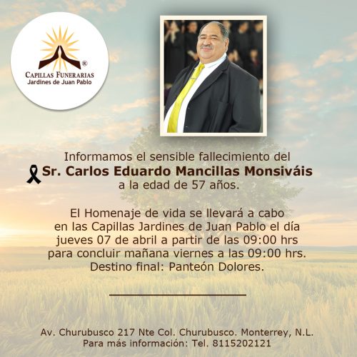 Sr. Carlos Eduardo Mancillas Monsiváis