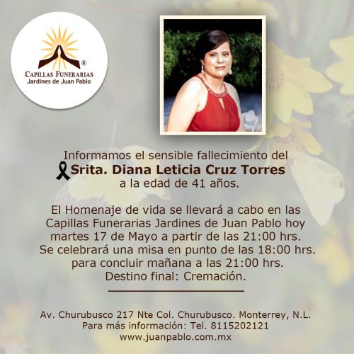 Srita. Diana Leticia Cruz Torres