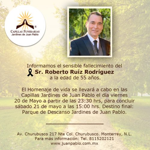 Sr. Roberto Ruíz Rodríguez