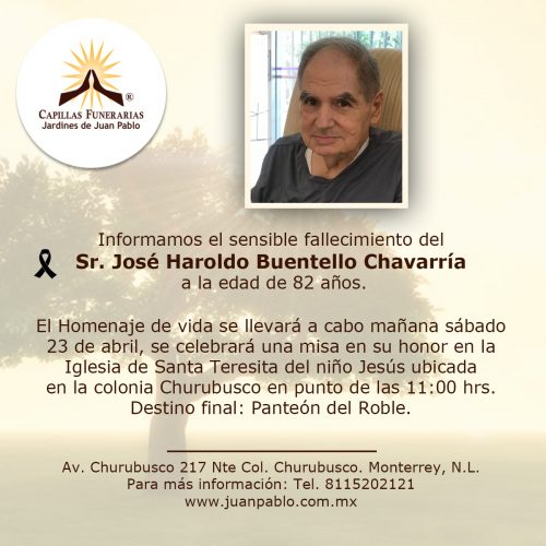 Sr. José Haroldo Buentello Chavarría