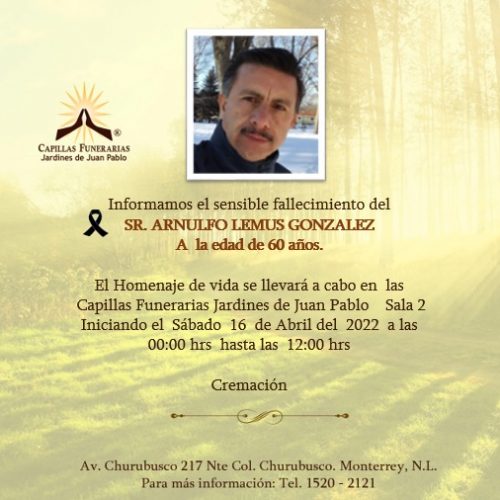 Sr. Arnulfo Lemus González