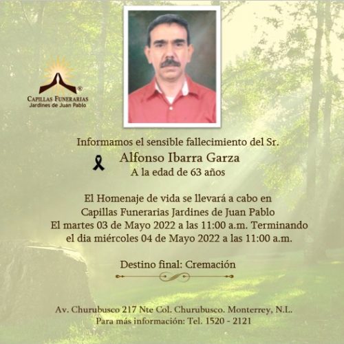 Sr. Alfonso Ibarra Garza