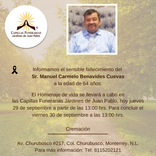 Sr. Manuel Carmelo Benavides Cuevas