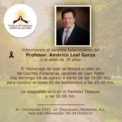 Profesor Américo Leal Garza