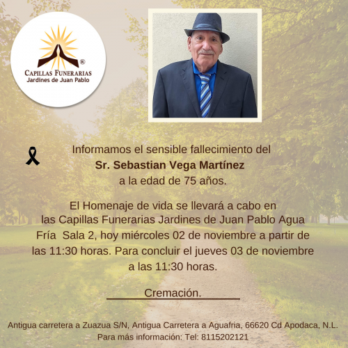 Sr. Sebastián Vega Martínez