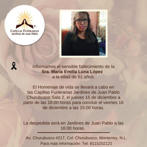 Sra.Maria Emilia Luna López