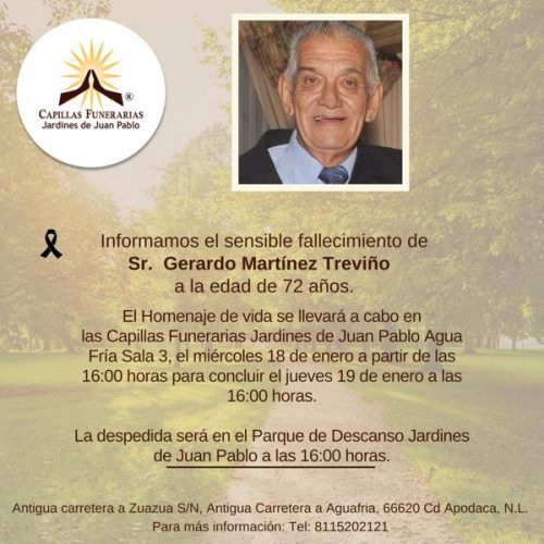 Sr. Gerardo Martínez Treviño